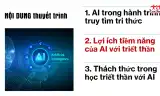 Ứng dụng TRÍ TUỆ NHÂN TẠO - AI trong việc học TRIẾT &amp; THẦN HỌC | Lm. Giuse Phạm Đình Ngọc, SJ