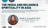 Hội thảo Quốc tế lần thứ 15: The Media and Religion &amp; Spirituality in Asia (1–2/11/2025, Chiang Mai)